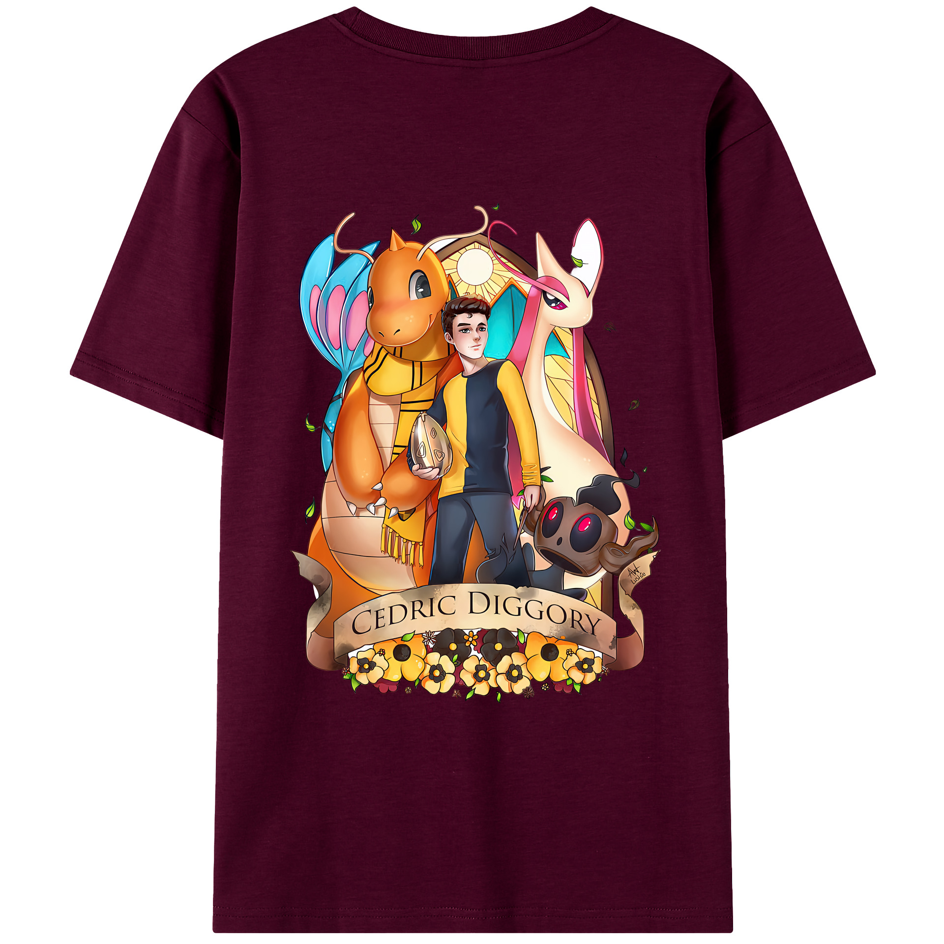 （画像用） Harry Potter ハリー・ポッターシリーズ レディース半袖Tシャツ(バックプリント)